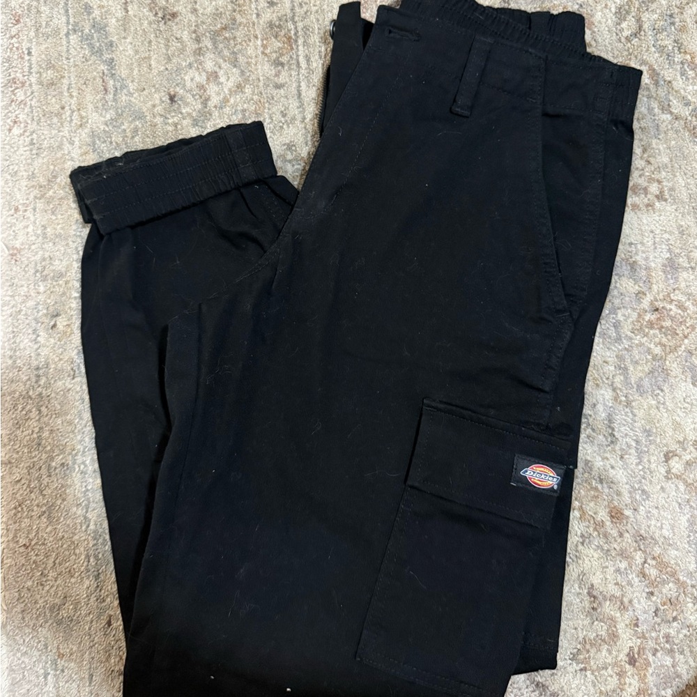 Dickies Black Cargo Joggers Work Pants